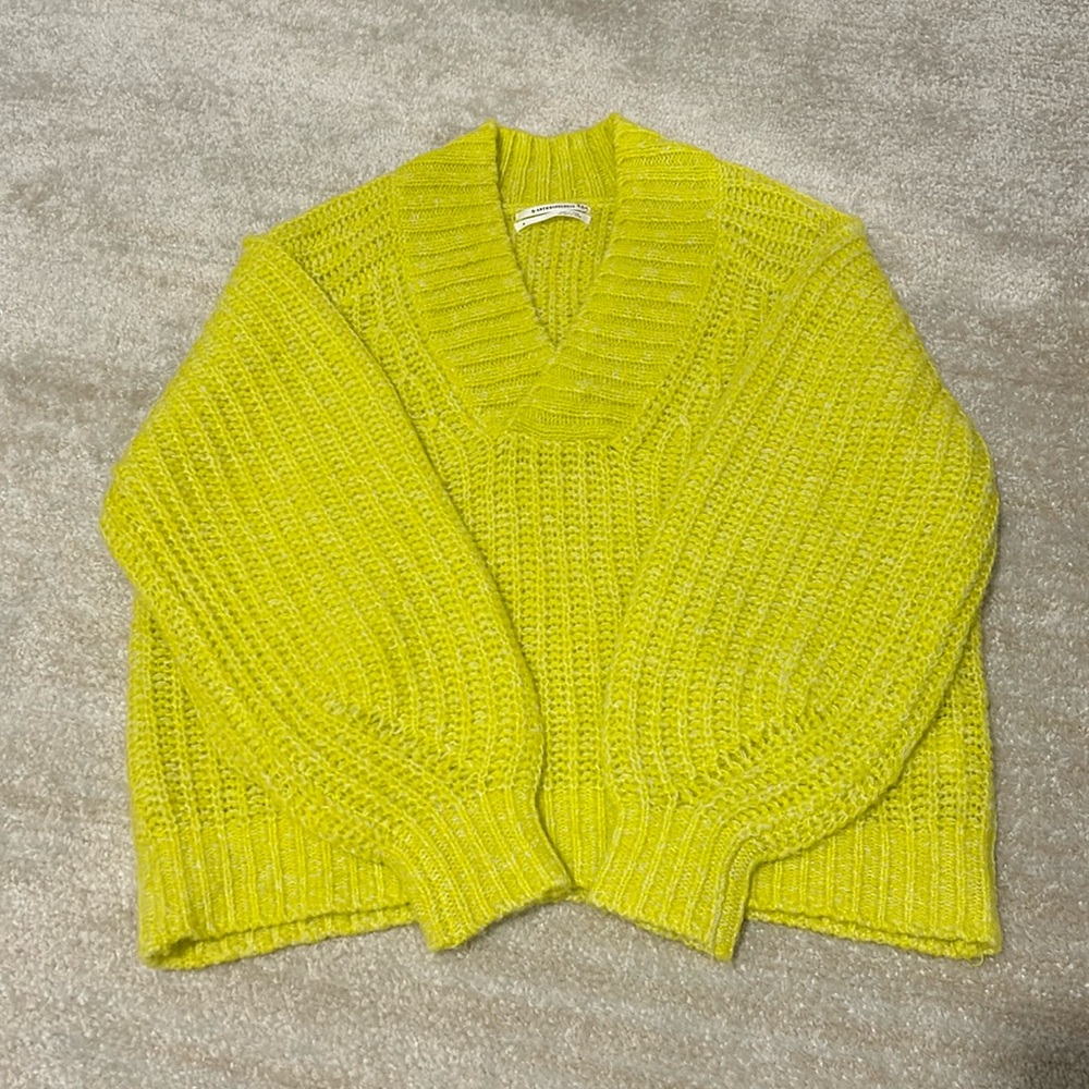 Anthropologie Sweater - Bright Yellow